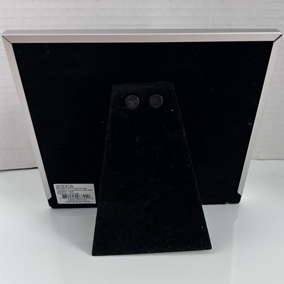 40th Anniversary Photo Frame - Satin Silver with Diamantes - Picture 3 of 5